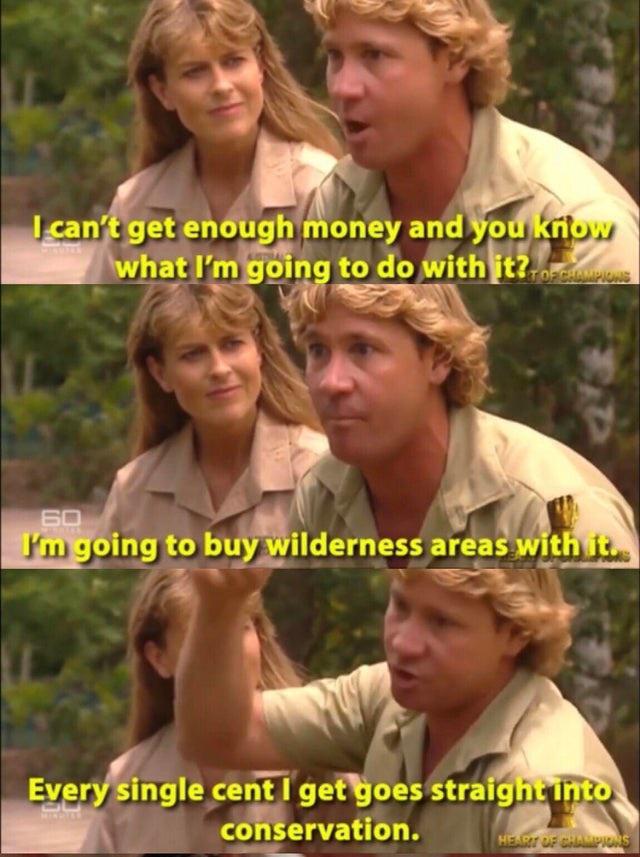 Happy 58th birthday to the wholesome Steve Irwin! 