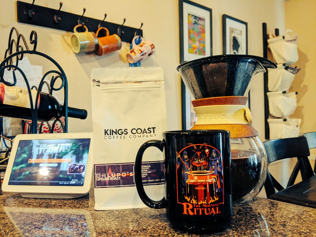 The Morning Ritual. Brought to you by @kingscoast @DrLupo #stevenrhodes