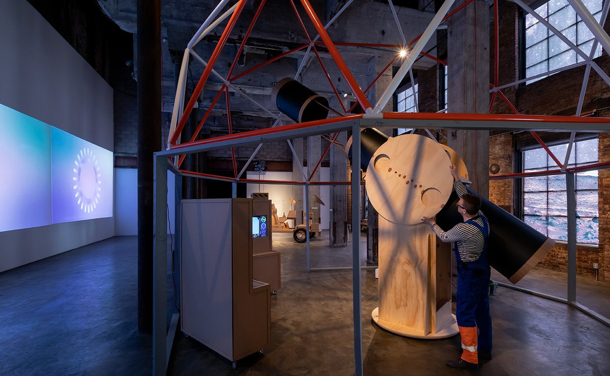 SmackMellon's tweet photo. Tomorrow! Please join us for our Artist Talk on Sunday, February 23, 3-4:30 PM with Really Large Numbers on their exhibition "The Observatory" &amp; Cecile Chong on her exhibition "_other Nature". More information here: https://t.co/Ys3KRGvVcw https://t.co/M3RMn8weyZ
