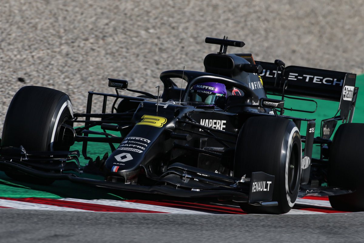 Happy with this one. Another livery under the belt. Simple but effective. Picture <a href="/XPBImages/">XPB Images F1</a> #RenaultF1 #f1testing #batmobile