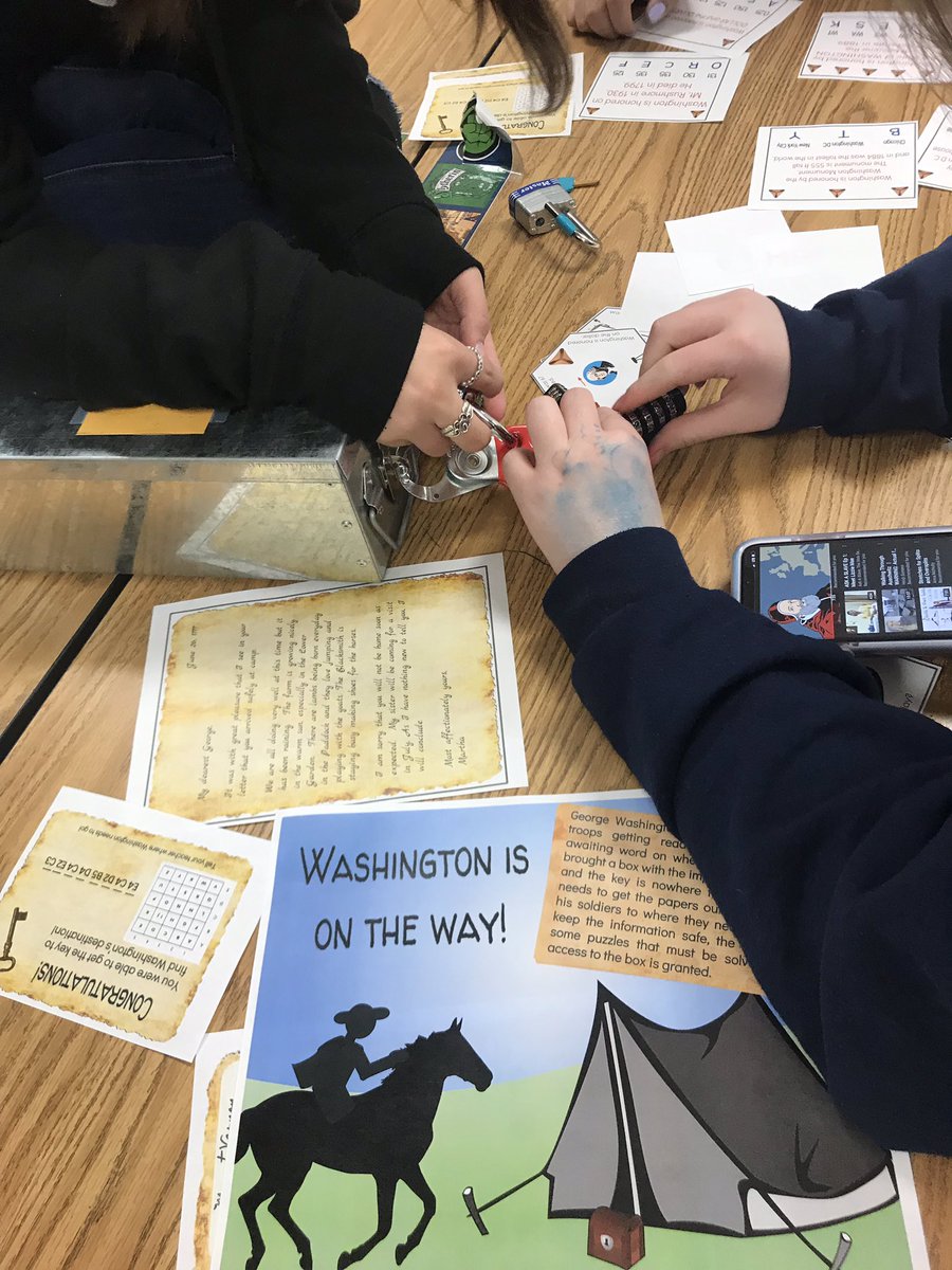msgmakeshistory's tweet image. Happy birthday George Washington! Yesterday in Hamilton Club we celebrated his birthday with a breakout lockbox challenge all about George Washington. #JordanMSLegends #FlyingVees #HamiltonClub