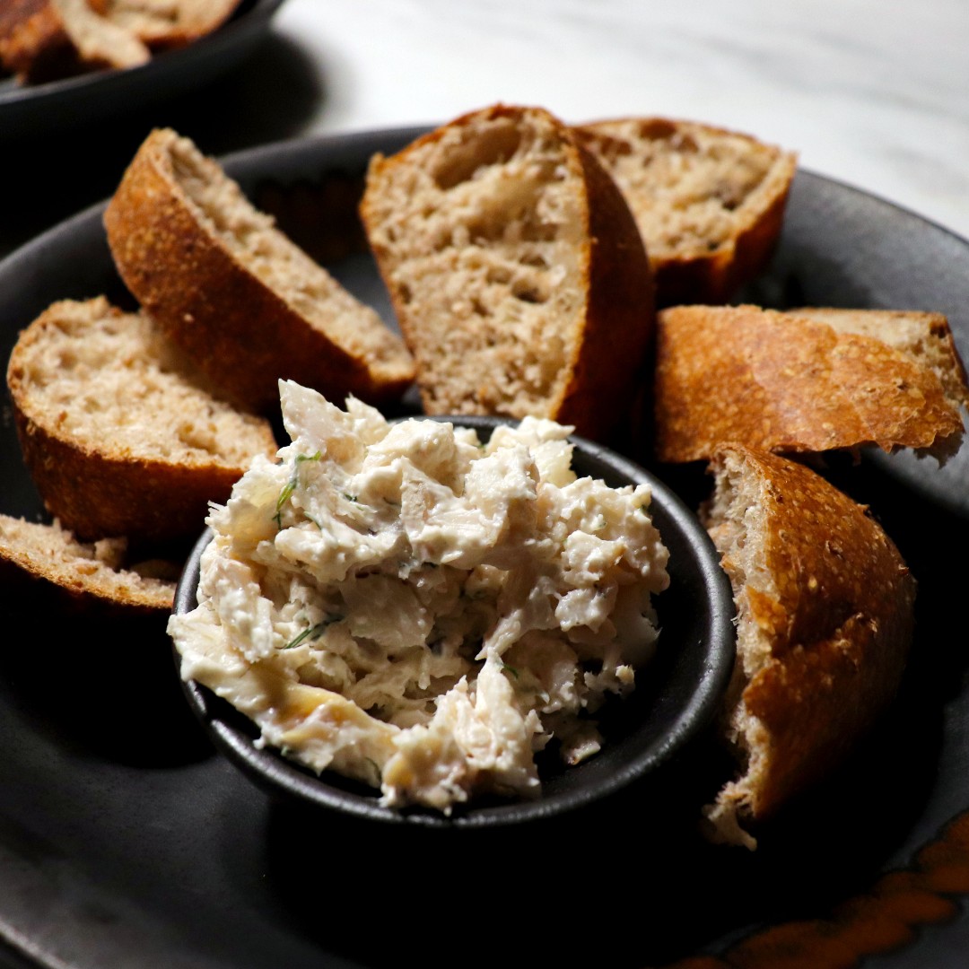 Start your dinner with one of our favorite snacks: Great Lakes White Fish Dip served with local wheat bread. 

#RenHotels #RenaissanceToledo #BrimHouseToledo #SmashingToledo #ExploreOhioFood