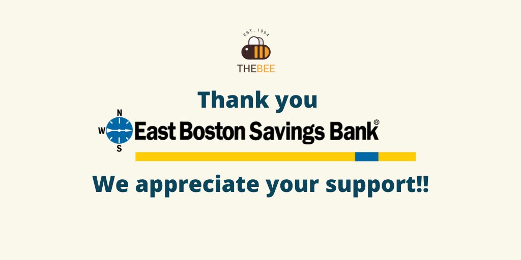 TheBridgeMelrose (@melrosebridge) on Twitter photo Thank you again to our platinum level sponsor, East Boston Savings Bank. EBSB has been sponsoring the Bee for 12 years; over that time they've donated some $20,000 to The Bridge!!
<a href="/EBSB/">East Boston Savings</a> Thank you again to our platinum level sponsor, East Boston Savings Bank. EBSB has been sponsoring the Bee for 12 years; over that time they've donated some $20,000 to The Bridge!!
<a href="/EBSB/">East Boston Savings</a>