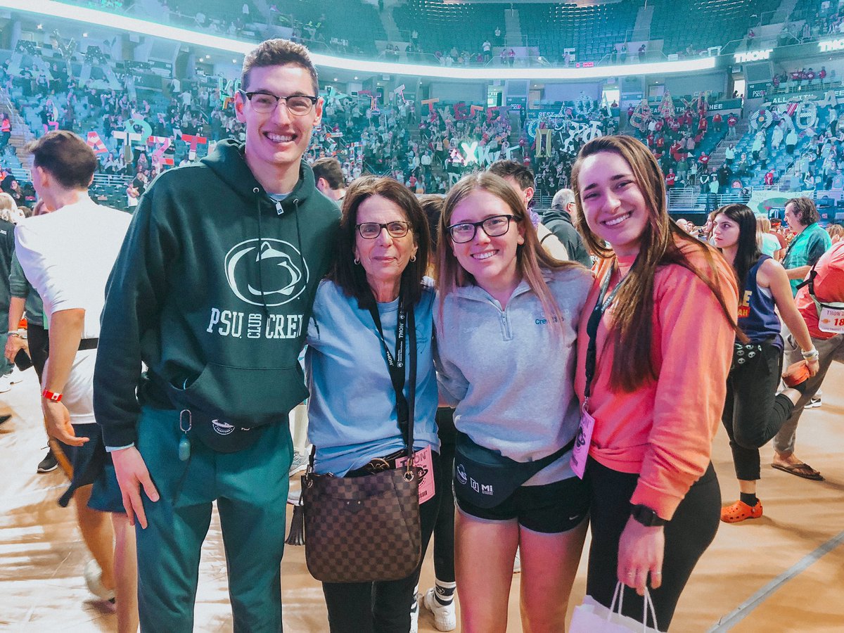 PennStateCrew's tweet image. WE ARE....92% of the way to reaching our THON goal! Donations are open until midnight tonight. Please help us in the fight against pediatric cancer🎗💙 #FTK