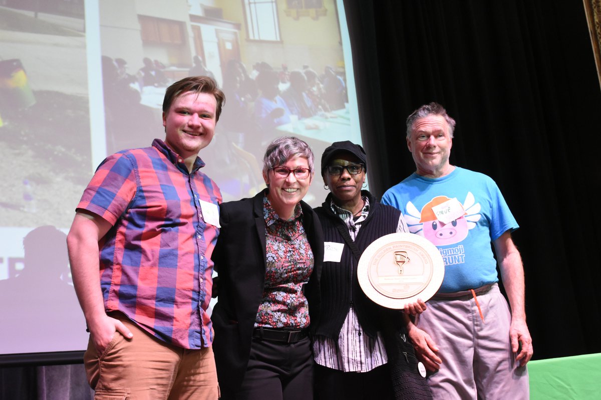 CityOfCincy's tweet photo. Thanks to @cincibeautiful for allowing us to join them at today's Love Thy 'Nati celebration at Woodward Theater. Wonderful to help honor some of the many of volunteers and organizations who work tirelessly to make this a beautiful place to live, work and play. #CincyIsBeautiful https://t.co/ml5YkF0s9m