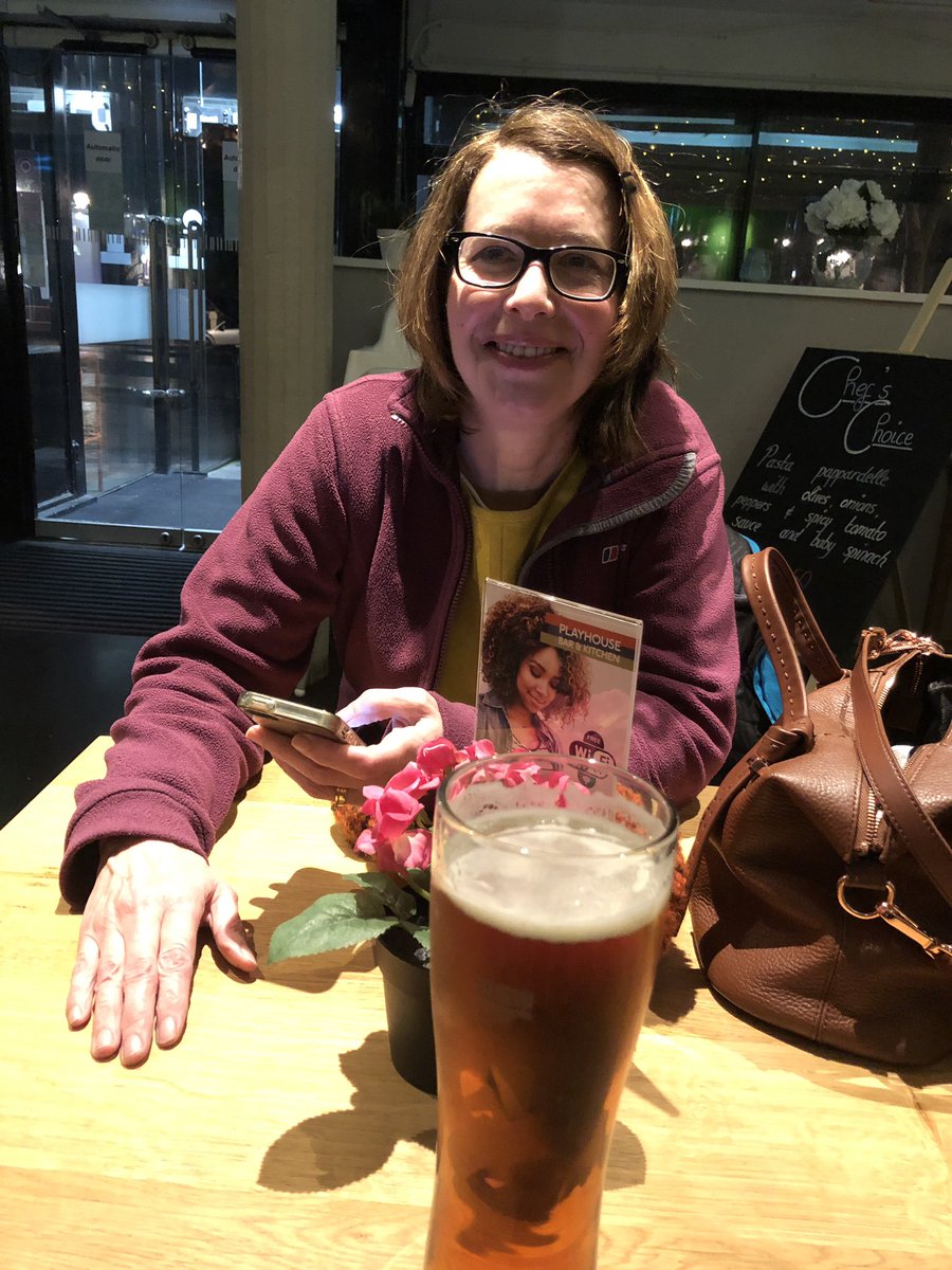 First time at <a href="/NottmPlayhouse/">Nottingham Playhouse</a> to see my lovely daughter <a href="/kathorrocks/">Katherine Horrocks</a> do improv with Denise’s 50th m.facebook.com/denises50th/  #breakaleg with the also lovely <a href="/annhorrocks/">Ann Horrocks</a>