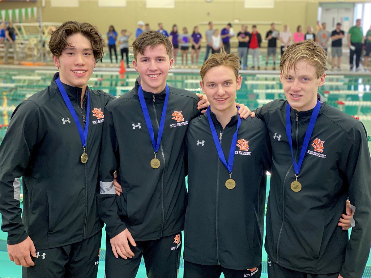 State bound - 1st place! Fun way to start a meet! This mama is proud! #parkpride