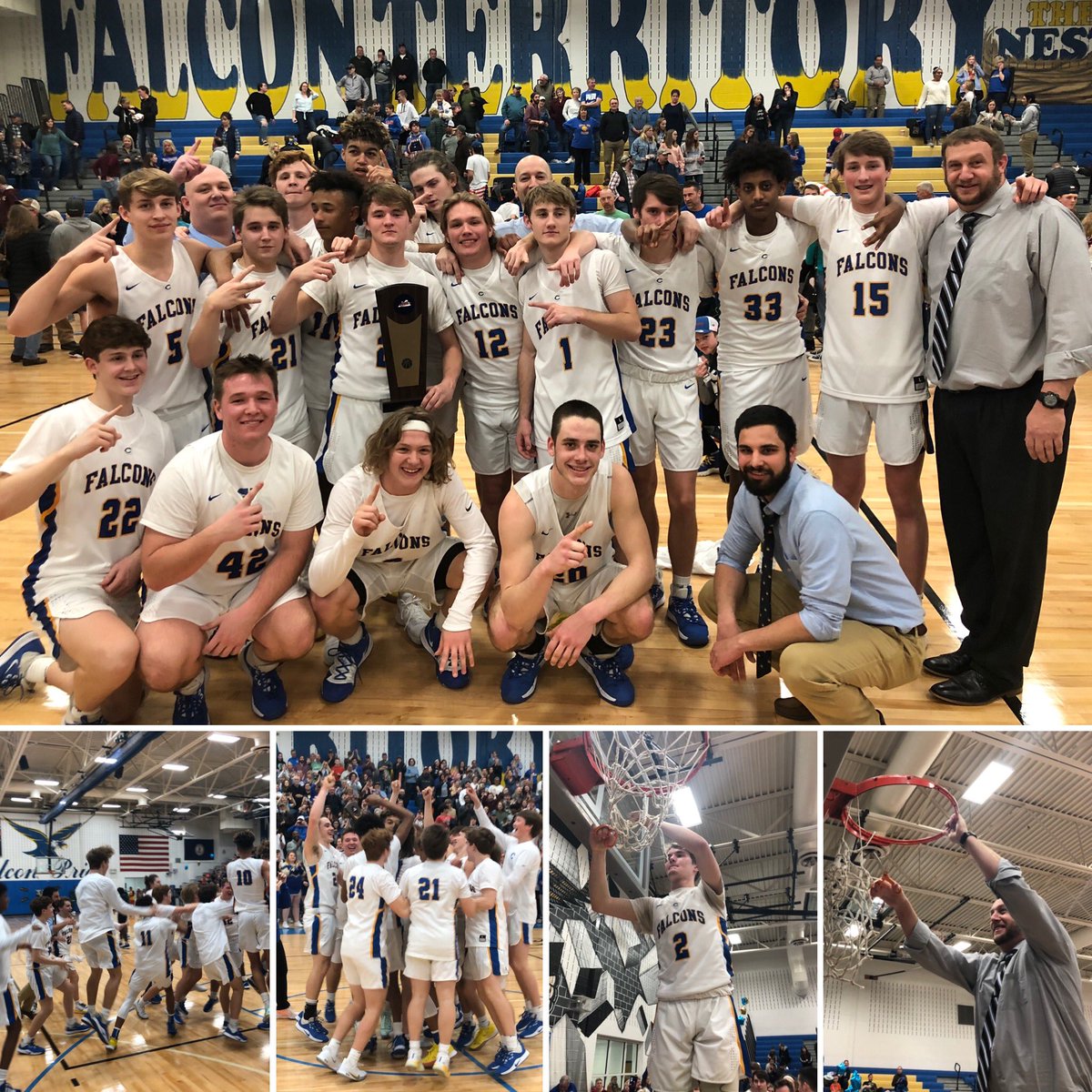 Tonight was a great night for our school and community. Congratulations to the Varsity Boys Basketball team on their Region Championship, the first in boys basketball since 1980!
