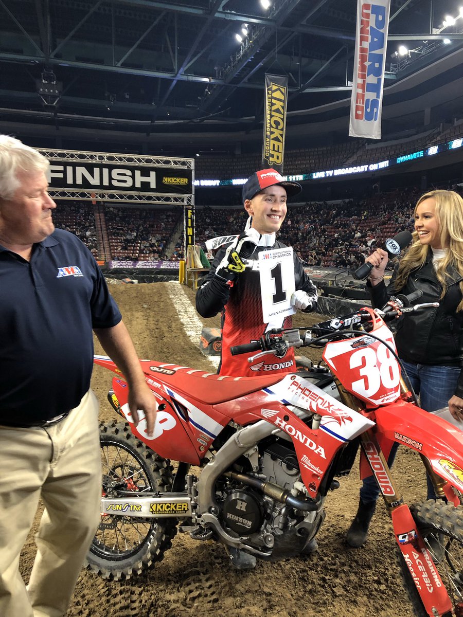 Honda Powersports Ladies Gentlemen Your Ama Arenacross Champion Phoenix Racing Honda Rider Kyle Peters 1 Ridered Honda Powersports Ladies Gentlemen Your Ama Arenacross Champion Phoenix Racing Honda Rider Kyle Peters 1 Ridered