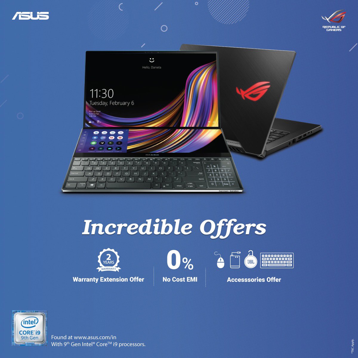 ASUS India on Twitter "An Incredible offer you can't refuse! Avail