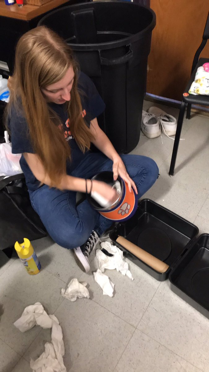 KKPsi_Clemson's tweet photo. It took us three days to clean and polish all of the shakos. #SuccessInService #SEDSWAT20 #KKPsi #KB https://t.co/5yXzNapb7g