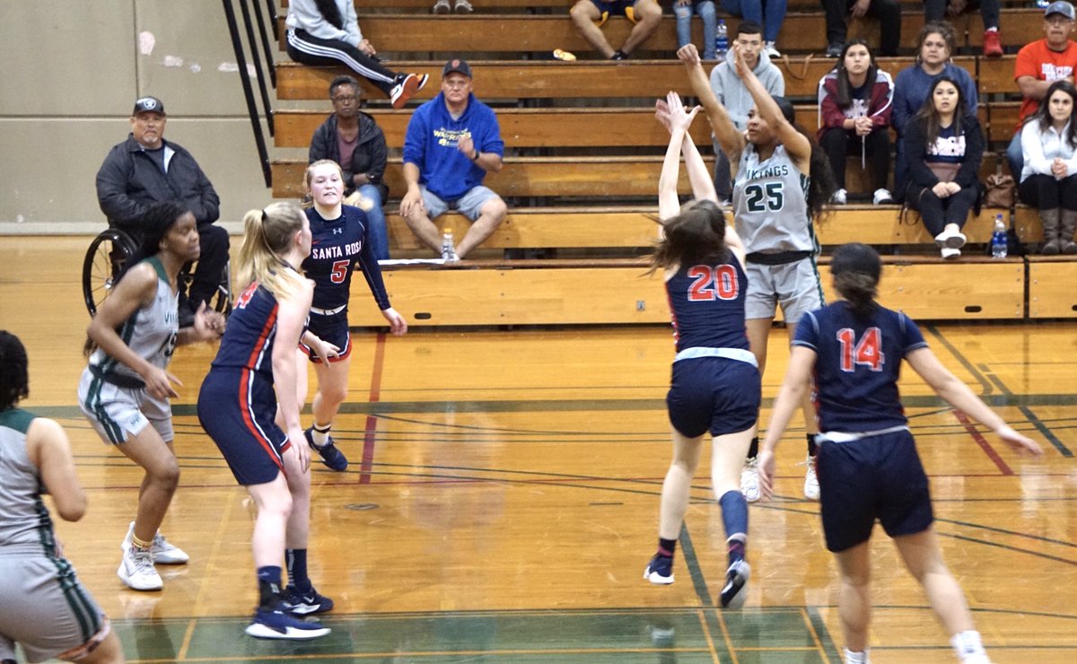 DVC_Athletics's tweet photo. WBB | DVC 84, SRJC 55 | Final. 🏀 | Vikes will host No. 7 City College of San Francisco next Saturday in the DVC Gym at 7pm | #RollVikes #RunDVC https://t.co/S2i2A4Bk5r