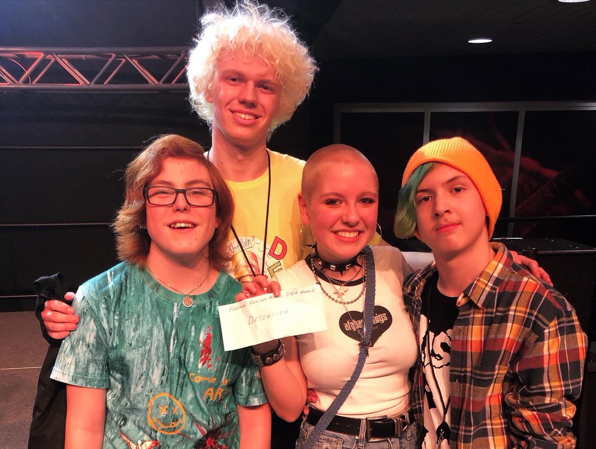 HSRockOff's tweet photo. Your winners of the @TriCedu #HSRockOff, powered by @PNCBank!
1st - Detention from Firestone, Highland Middle, STEM Middle
2nd - The Meatball Mob from Notre Dame Cathedral Latin, St. Ignatius, University
3rd - The Autumn Dogs from Kirtland, Lake Catholic, Willoughby South https://t.co/lmyI7ZTj4r
