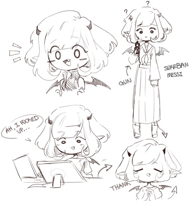 Buncha Messi scribbles 