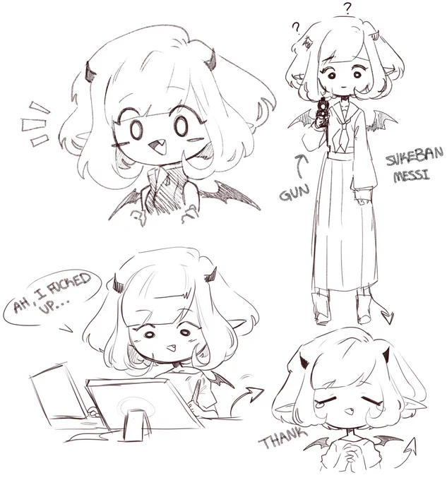 Buncha Messi scribbles 