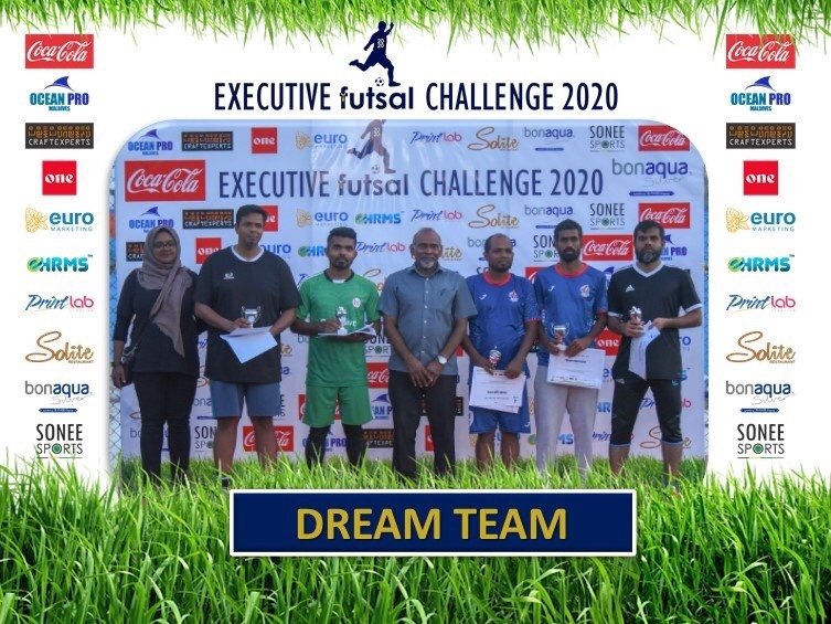 CRC_Customs's tweet photo. We are the champions of "Executive Futsal Challenge 2020" organized by
📷 @HRMaldives 

We had fights against @MoFmv @AGOmv @MNDF_Official @MNDF_mv @MoHmv #TeamSpirit

Final score- Customs 3 - @AGOmv 2

Also we greatly appreciate our minister @MariyaDidi For her immense support https://t.co/Zw9qoCZdgF