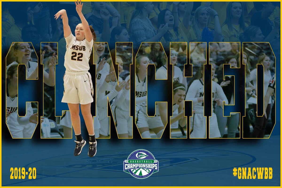MSUBsports's tweet photo. WE ARE IN!!! Northwest Nazarene defeats Saint Martin's and the Yellowjackets have clinched a berth in the Great Northwest Athletic Conference Championships in Seattle, Washington. #JacketBaskets #GNACWBB https://t.co/xS5IoZLFed