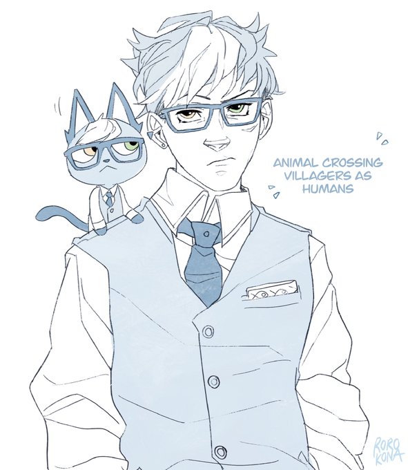 some #AnimalCrossing villagers as humans?? 