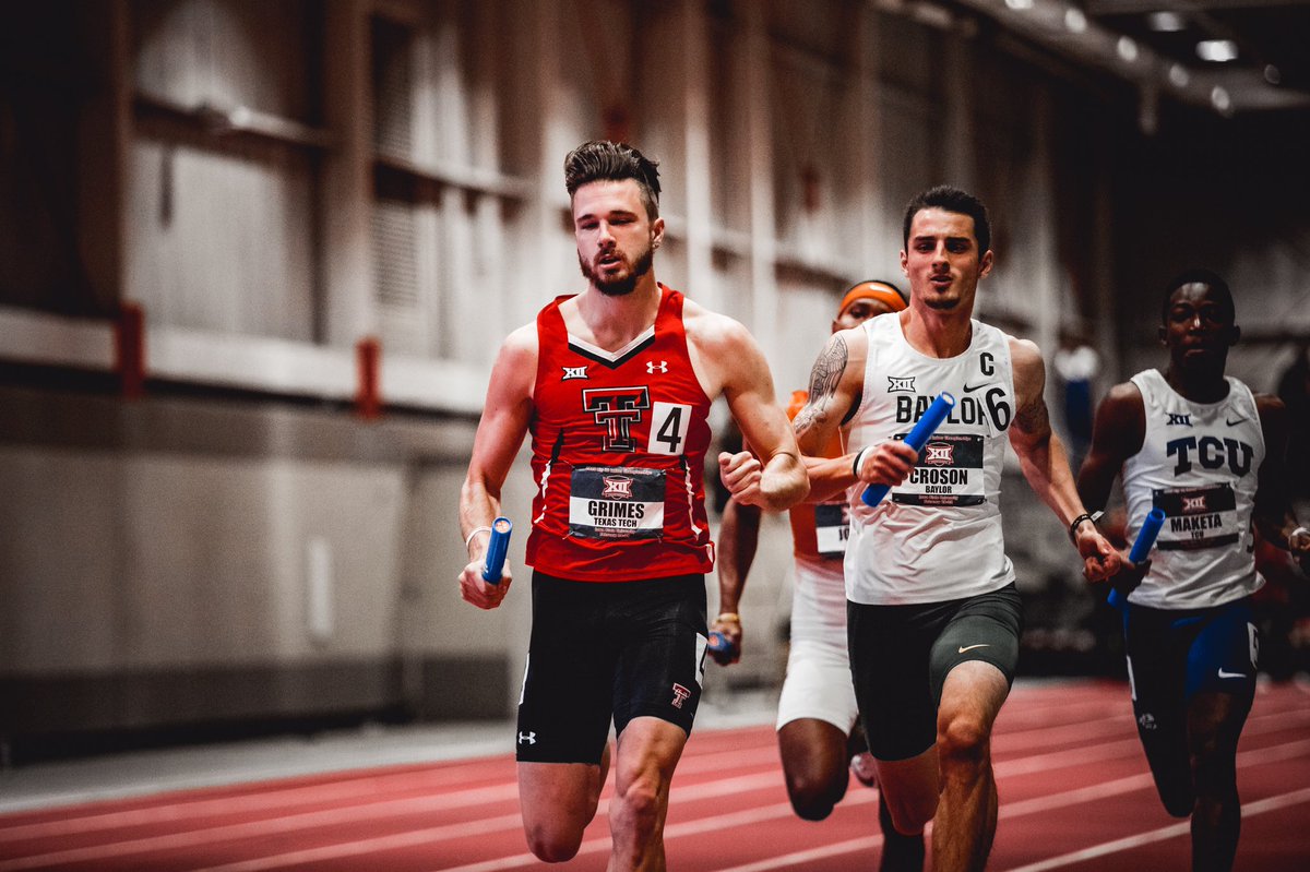 TexasTechTF's tweet photo. Men wrap with bronze 🥉

Tech has 3️⃣ of four legs go sub-47 on their splits, paced by Grimes and his 46.37.

👟 @run0roc 
👟 @bkarayme 
👟 @normangrimesjr 
👟 @chance_step 

🔴#WreckEm | #Big12TF⚫�� https://t.co/lVVZlEzeSR