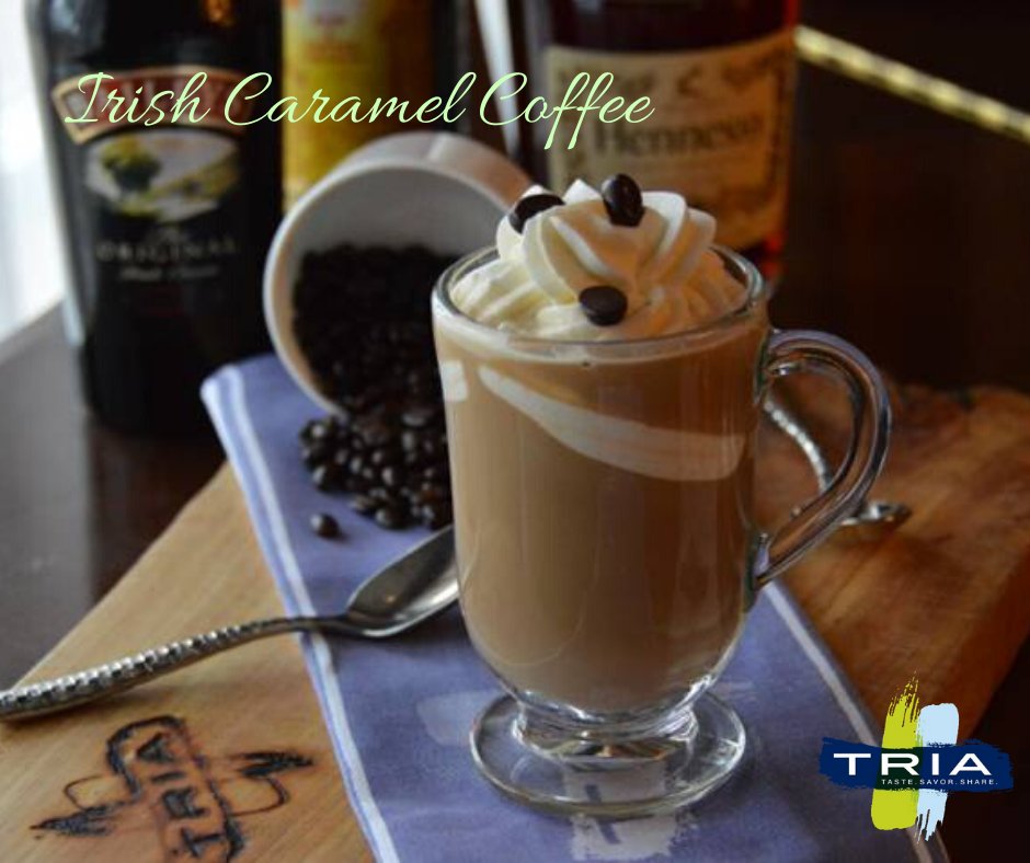 rish Caramel Coffee, anyone? 🤔☕️

Luscious and creamy Baileys Irish Cream, butterscotch schnapps and fueled by Jameson Irish whiskey. Topped with hot fresh brewed private reserve Starbucks coffee. Served with house-made whipped cream and chocolate-covered espresso beans.