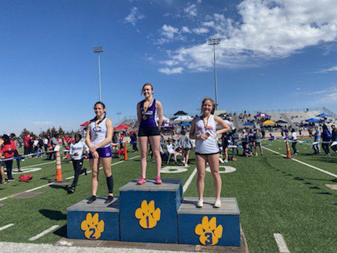LCP_Track's tweet photo. Kenzie Redfearn places 3rd in the Var 300m Hurdles! Savannah Wesley finishes 3rd in the JV Girls 300m Hurdles! #PirateTrack https://t.co/bSbDWpLHx3