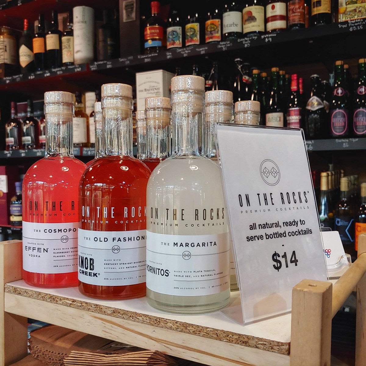 publicprinceton's tweet photo. Introducing ready-made premium cocktails from @OTRcocktails! Enjoy a margarita, cosmopolitan, or an old fashioned straight out of the bottle!
cheers!🥃
•
#OnTheRocks #Cocktail #Mixology #Lifestyle #CocktailLover #OldFashioned #Margarita #Cosmopolitin #KnobCreek #Hornitos https://t.co/SmGOCCVJCZ