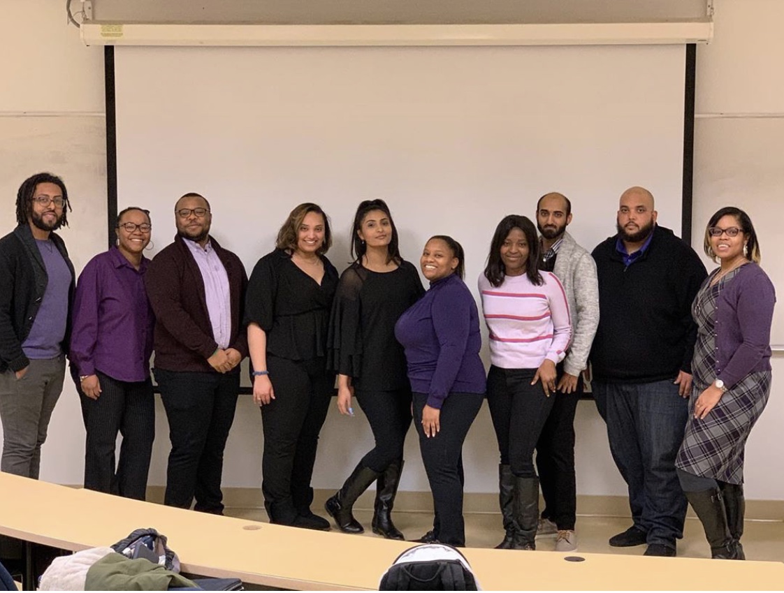 CSUSNPhA's tweet photo. Tuesday, our chapter held our Black History Month GBM. We discussed important figures who made an impact on developing NPhA, resulting in SNPhA! Black History is not just the past, we celebrate the present and future to come.  #purplemeansroyalty #blackhistorymonth  #csusnpha https://t.co/d9S5c9aarm