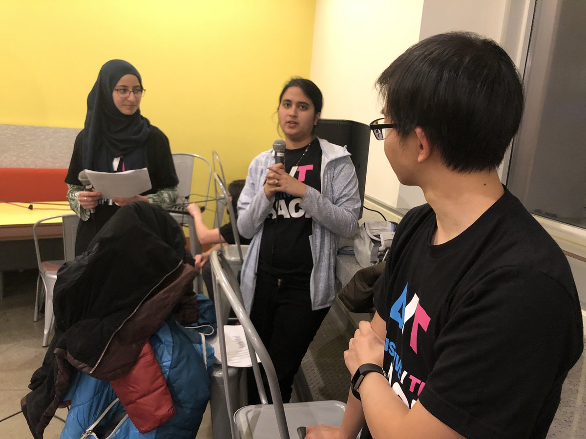 ATHackMIT's tweet photo. Our inimitable director, Jaya, is kicking off the awards announcements! There are so many products that people made where people can take home and use it TODAY, which is not true of many assistive tech hackathons. Big thanks to all these designers!! https://t.co/Ggf13yVfs1