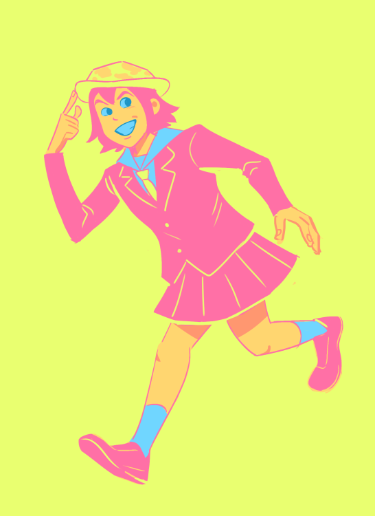 color palette meme part 4! asakusa from eizouken