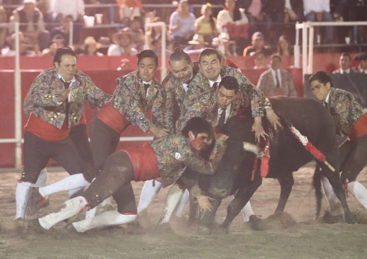 Luis Pimentel | 5to. Festejo Taurino Ecuestre 
al tercio tras dos avisos con otro de Zacatepec