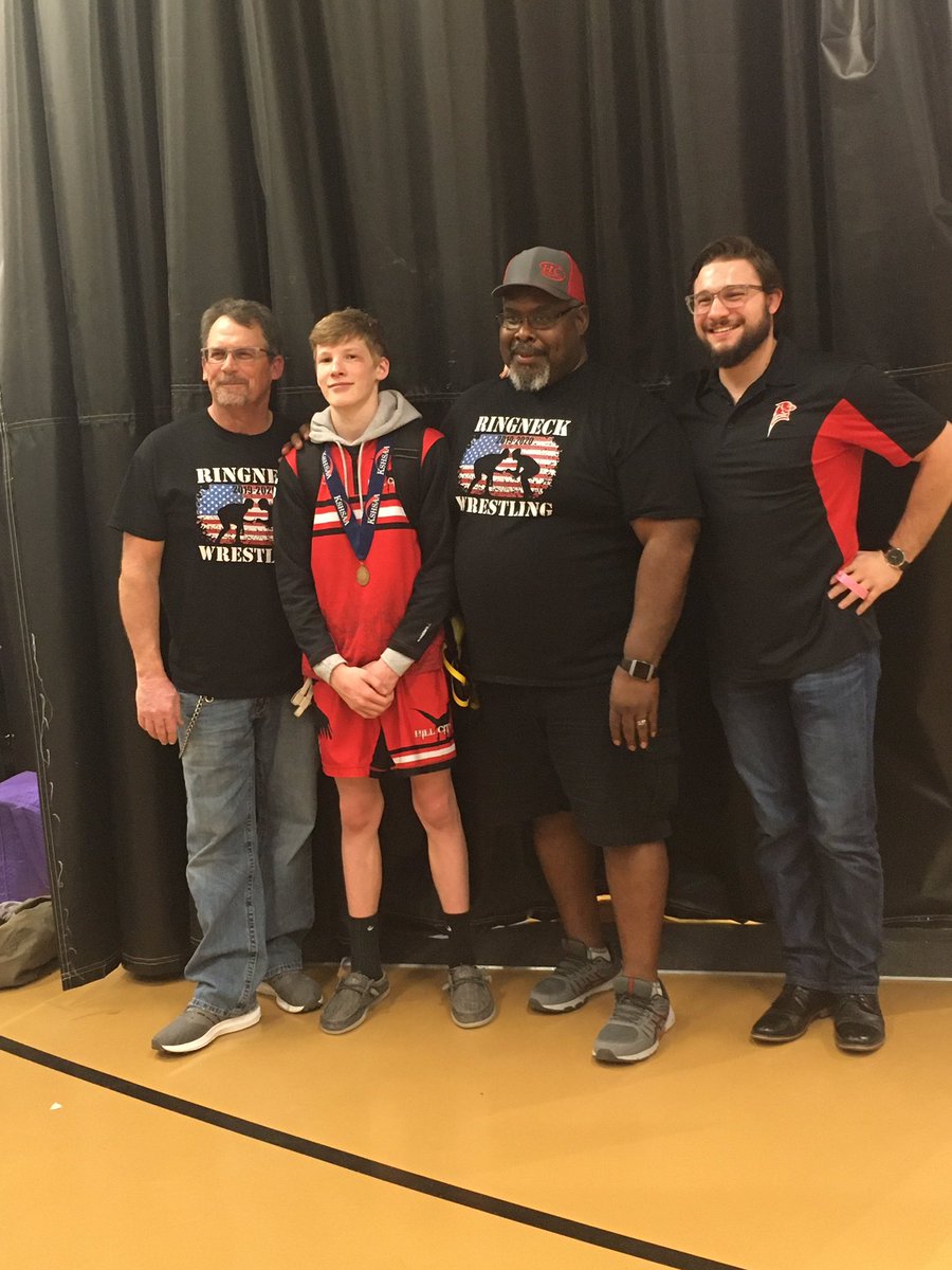 Proud of our wrestlers! 
Carter took home a 4th place medal!