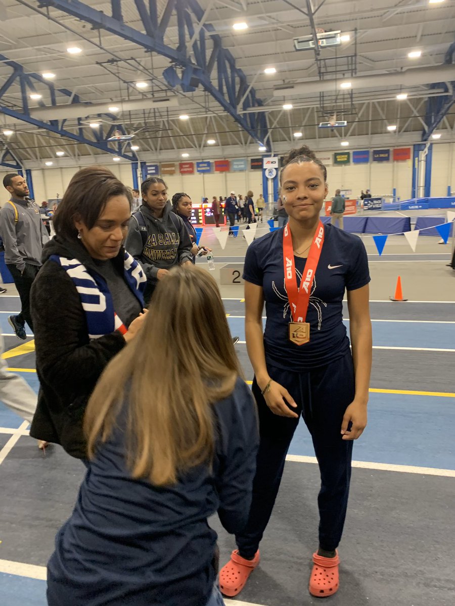 RichmondXCTF's tweet image. Congratulations to Spider 🕷 sophomore Kayla Woods...the 2020 @atlantic10 Long Jump Champion! #gospiders #spidersxctf #oneRichmond #A10ITF