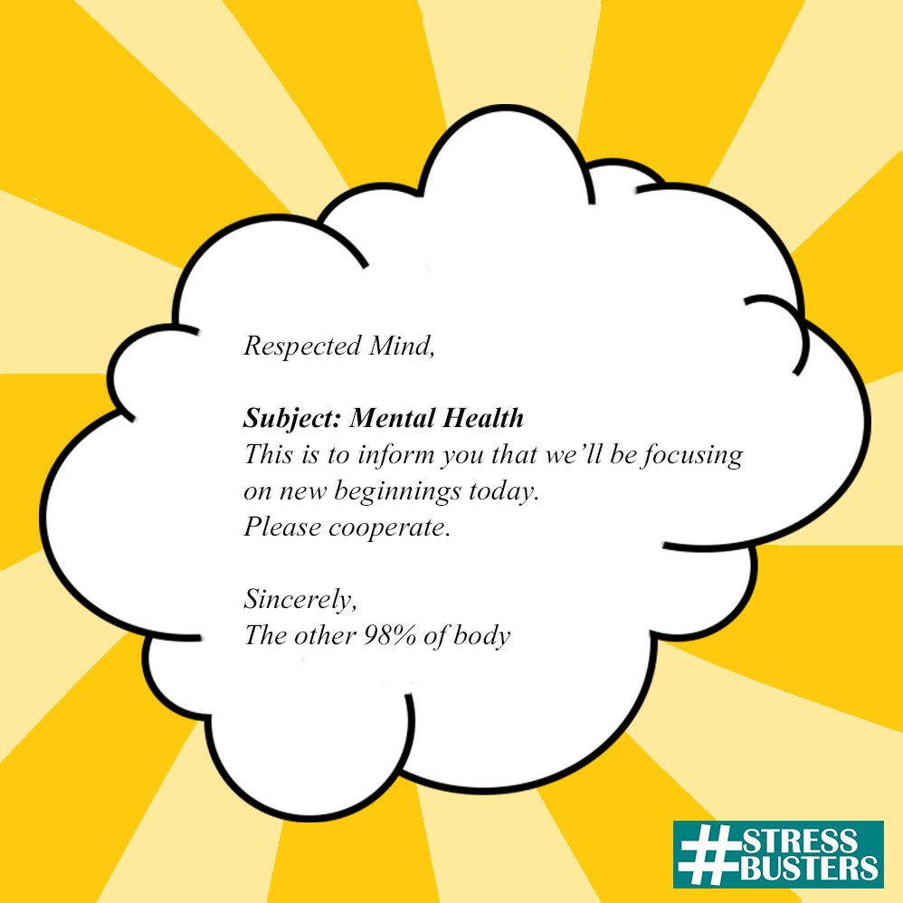 stressbusters__'s tweet photo. Is your mind cooperating with your body today? Well, it’s never too late to begin again! Here’s your #dailydoseofpositivity

#stressbusters #letsdestresstogether #mentalhealth #MentalHealthMatters #MentalHealthAwareness #dailyquotes #dailyinspiration  #selfcare #morning https://t.co/lY6xlSj7y3
