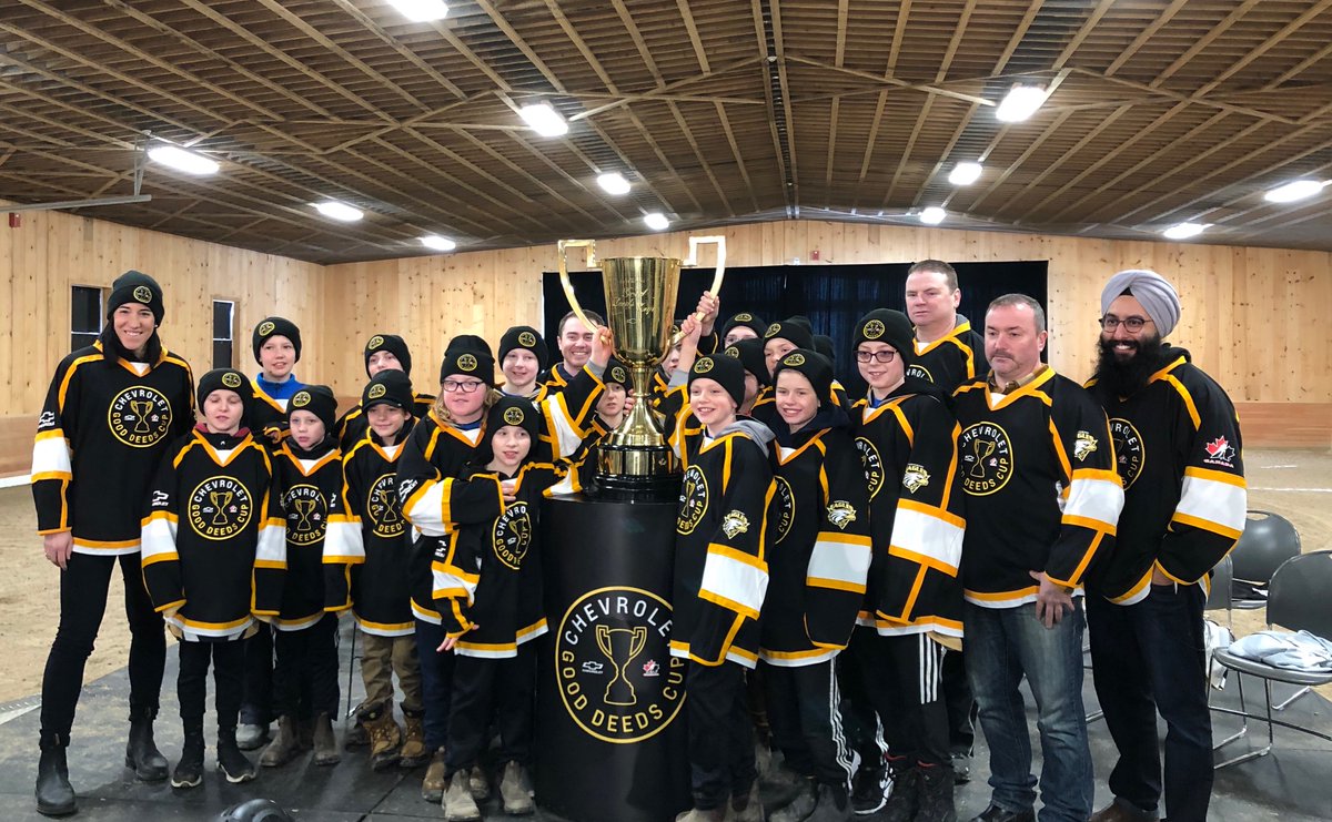 Congratulations to the Northeast Eagles Pee Wee C Team Crowned the 2020 Chevrolet Good Deeds Cup Champions