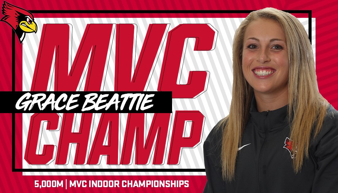 After finishing second at last year’s MVC Indoor Championships, Grace Beattie is your 2020 MVC Champion in the 5K! 🥇

#BackTheBirds | #redbirdTF