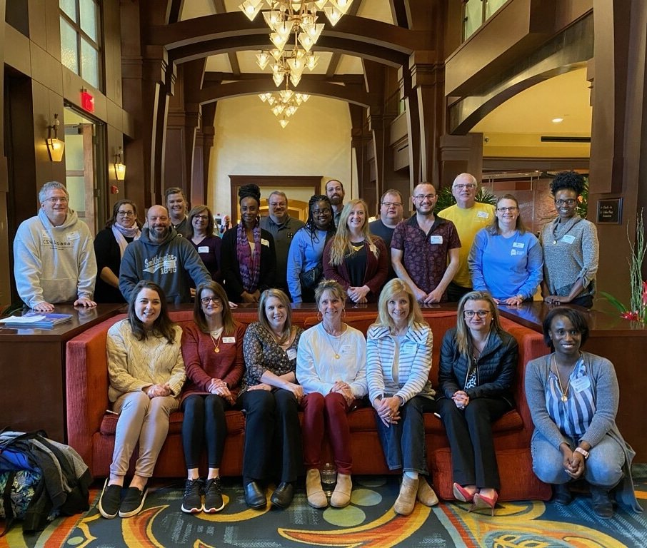 ExpectingtoWin's tweet photo. Great weekend creating Computer Science lessons and strategies for summer training. We love our Alabama CS family. @aplusala #CS4AL https://t.co/VygPoKcOVk