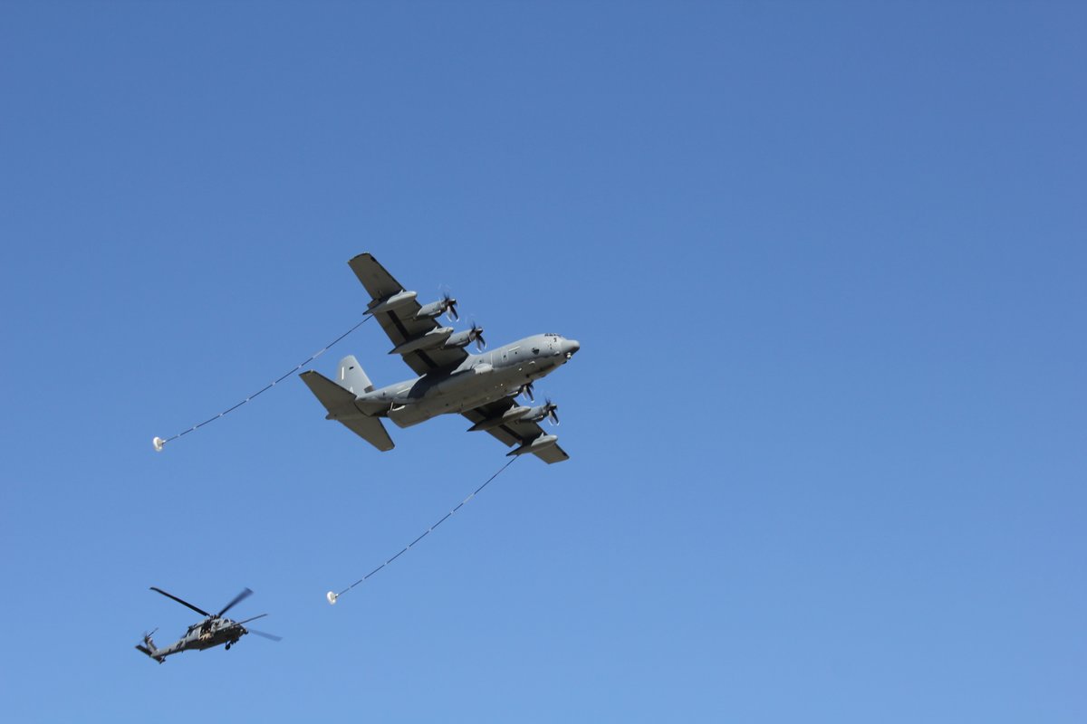 madscienceskill's tweet photo. California Air Guard C-130 Hercules and HH-60G Pavehawk demonstration flight over Moffett Field. #GoFlyPrize #AVgeek https://t.co/PEqJIIhsNJ