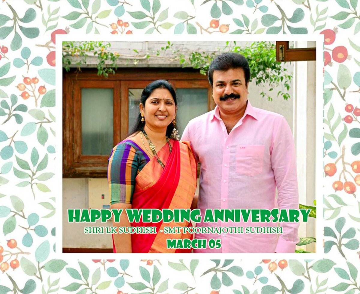 ellkayyes's tweet photo. Advance Wedding Anniversary to Our Managing Director &amp; Managing Partner                                     Regards #ELLKAYYES Family @lksudhish https://t.co/WVkLU4Vfjk