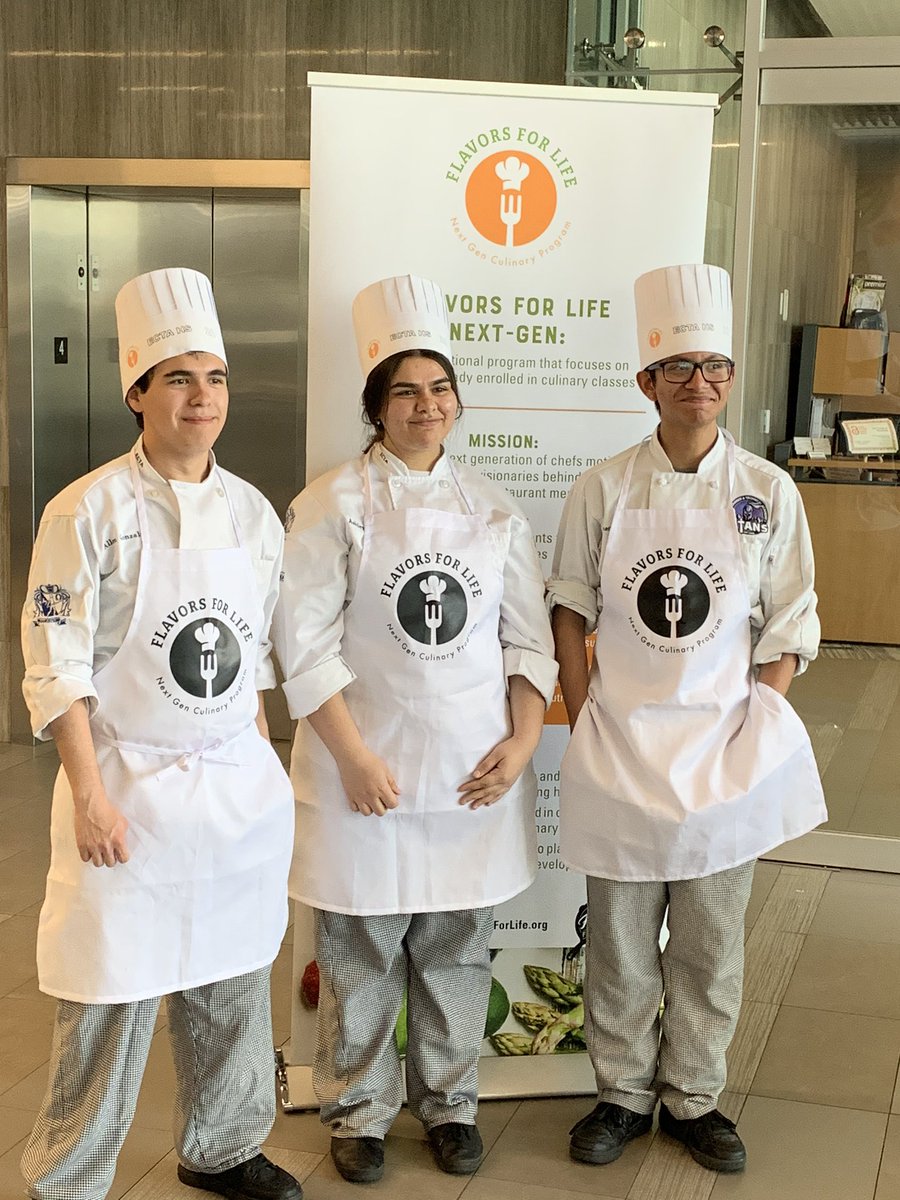 Another exciting competition for our <a href="/EastTechTitans/">ECTA</a> culinary students who competed at #flavorsforlife2020 . Congrats to Cassie and Brayan who earned the top team award winning a summer internship at Shiraz restaurant and an invitation to the FFL gastronomic event!