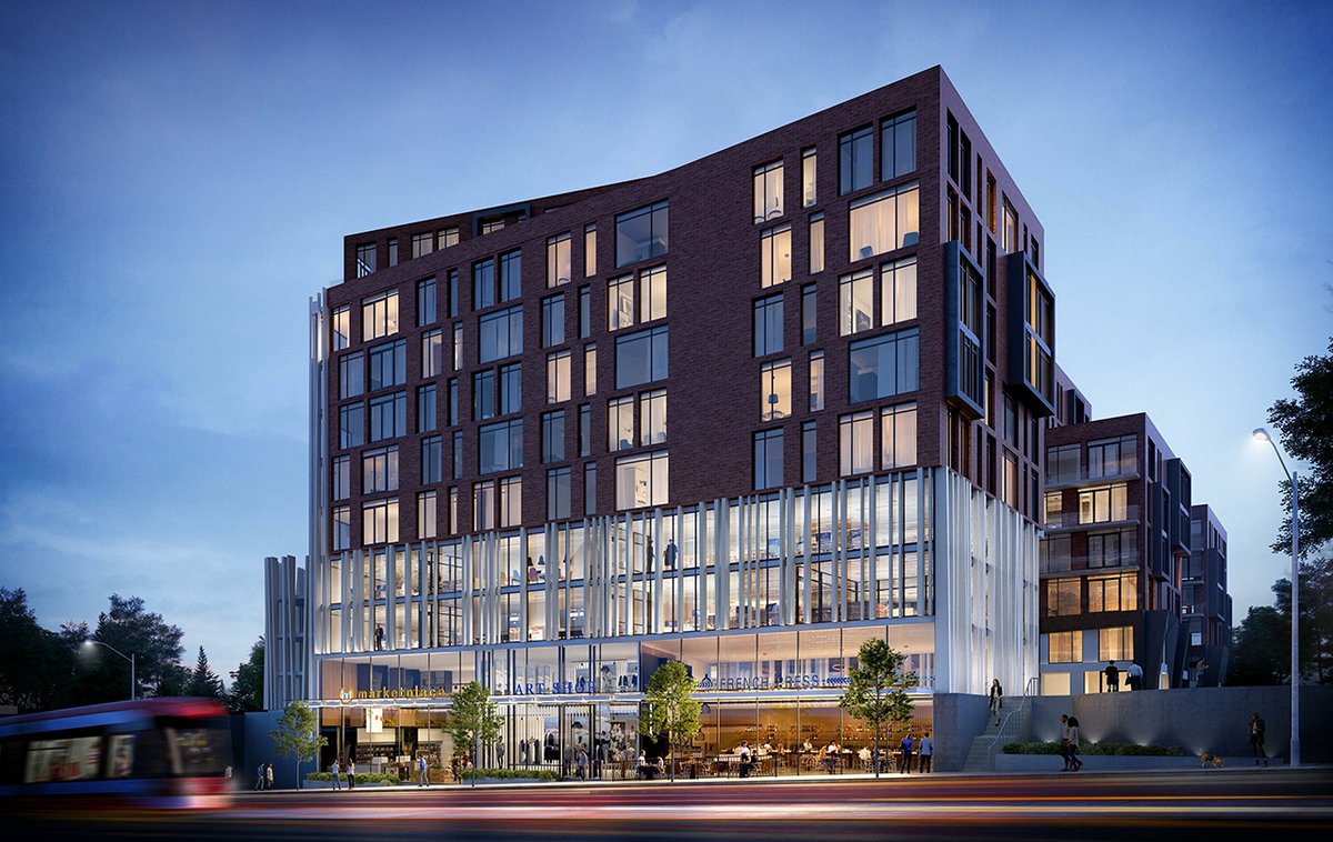 iscottmorris's tweet photo. An updated proposal was submitted for mixed-use office, retail and residential development at St. Clair and Keele. The project will include a 4 story, 32,000 SF of office building and 17,000 SF of retail on St. Clair. #redvelopment #mixeduse #cre https://t.co/SeCZ6sVADj https://t.co/klAtx9b1Iu