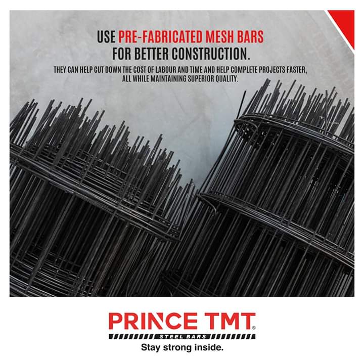 Ideal for concrete slabs and more, Prince TMT's Prefabricated Mesh Bars give you the promise of superior strength and quality and the added benefits of time and labour saving.
Don't forget to choose them for your next dream-project!
#princetmt #staystrong #superiorstrength