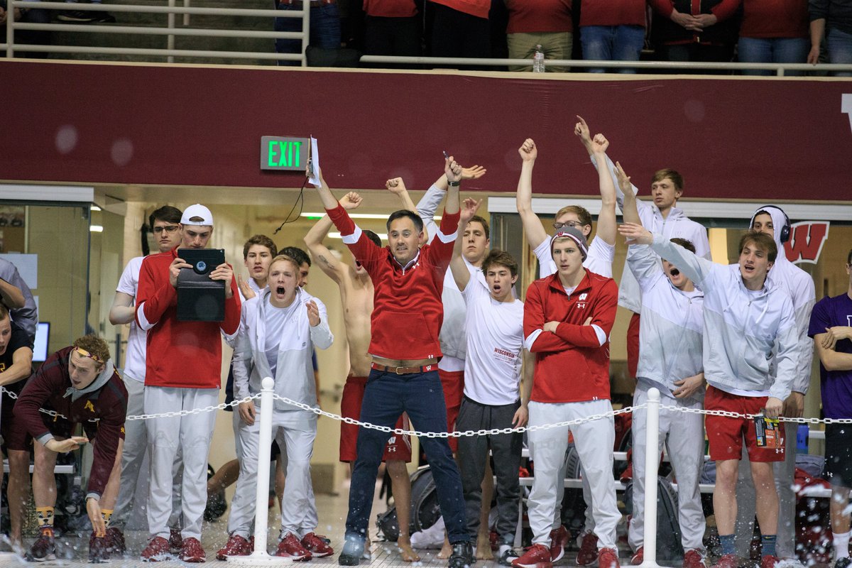 BadgerSwimDive's tweet photo. 𝓣𝓱𝓮 𝓑𝓪𝓭𝓰𝓮𝓻𝓼 𝓪𝓻𝓮 𝓑𝓪𝓬𝓴

With a final score of 834.5, the Badger men earned a 4th-place finish - their best since 2001 ‼️

Congrats, guys 👏 Keep going🆙

#OnWisconsin | #Badgers https://t.co/pG4sFRrQDL