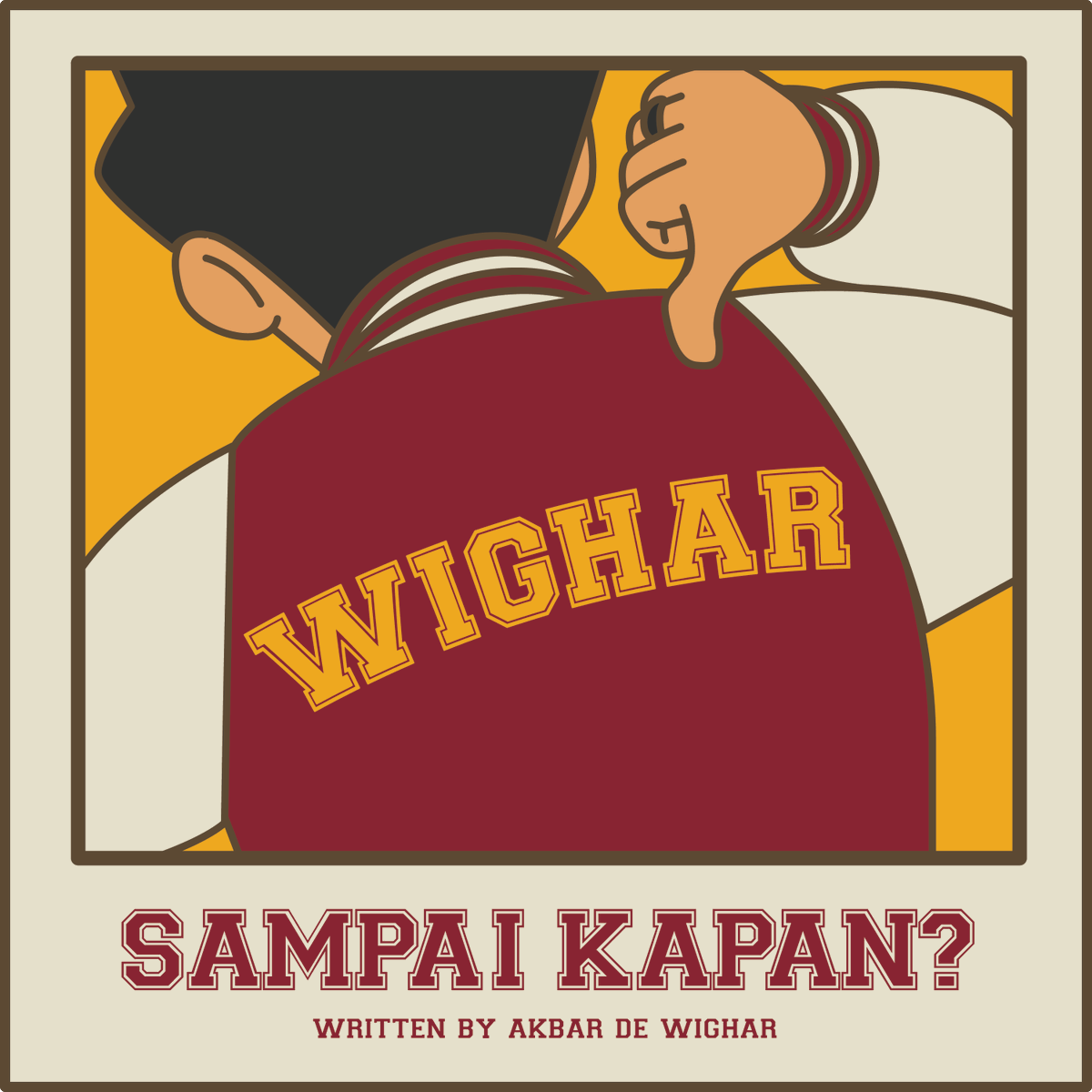 Flo_w3R's tweet photo. https://t.co/J5UunPIwK7 Akbar de Wighar Sampai Kapan? Artwork illustration. https://t.co/ISK4Q1qbpa