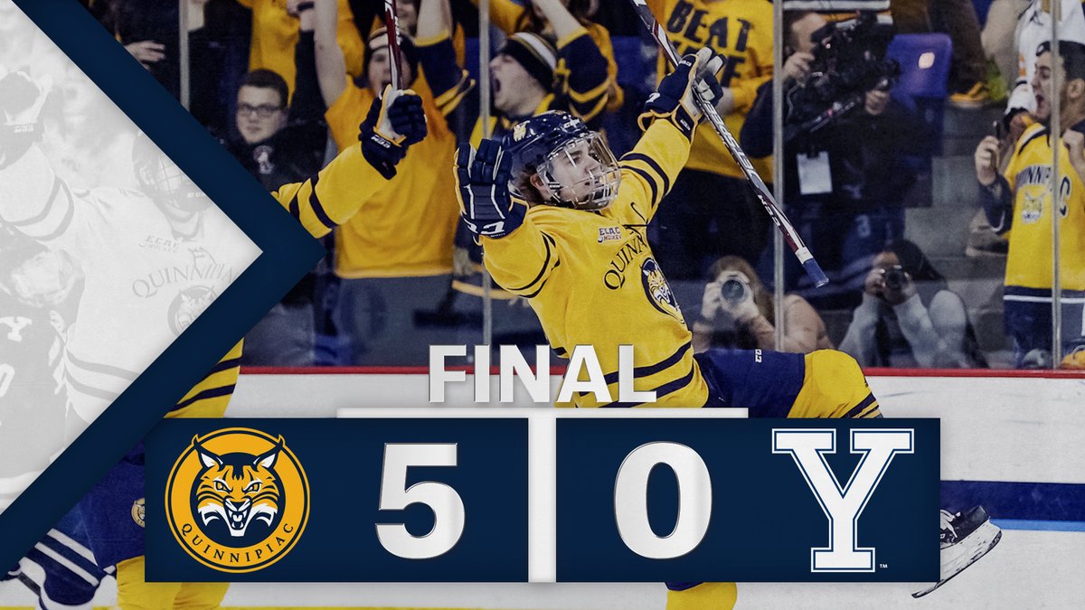 QU_MIH's tweet photo. WHAT. A. NIGHT. #BobcatNation #BeatYale https://t.co/n3urFg90FX