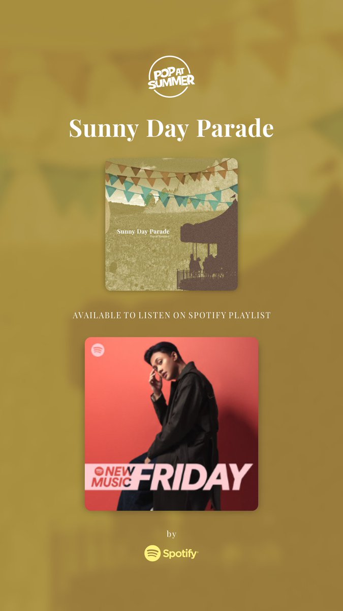 popatsummer's tweet photo. Sunny Day Parade ☀️also available on #NewMusicFriday  playlist by @Spotify @SpotifyID Thanks for your appreciation!
 
Click here to listen: 
https://t.co/ozdHvqre29

#popatsummer #sunnydayparade #indiepop #indiemusic #indieartist #indie #tweepop #band #music #newrelease https://t.co/nMlovMAngh