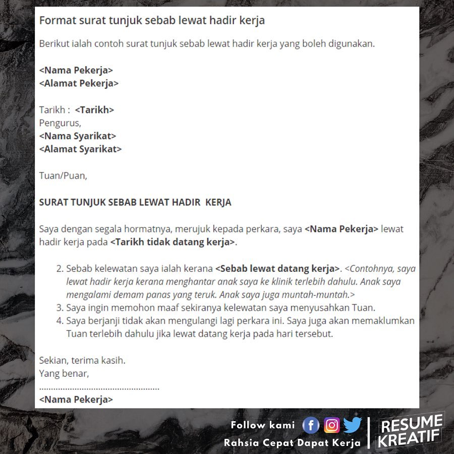 Surat Arahan Guna Emel Rasmi