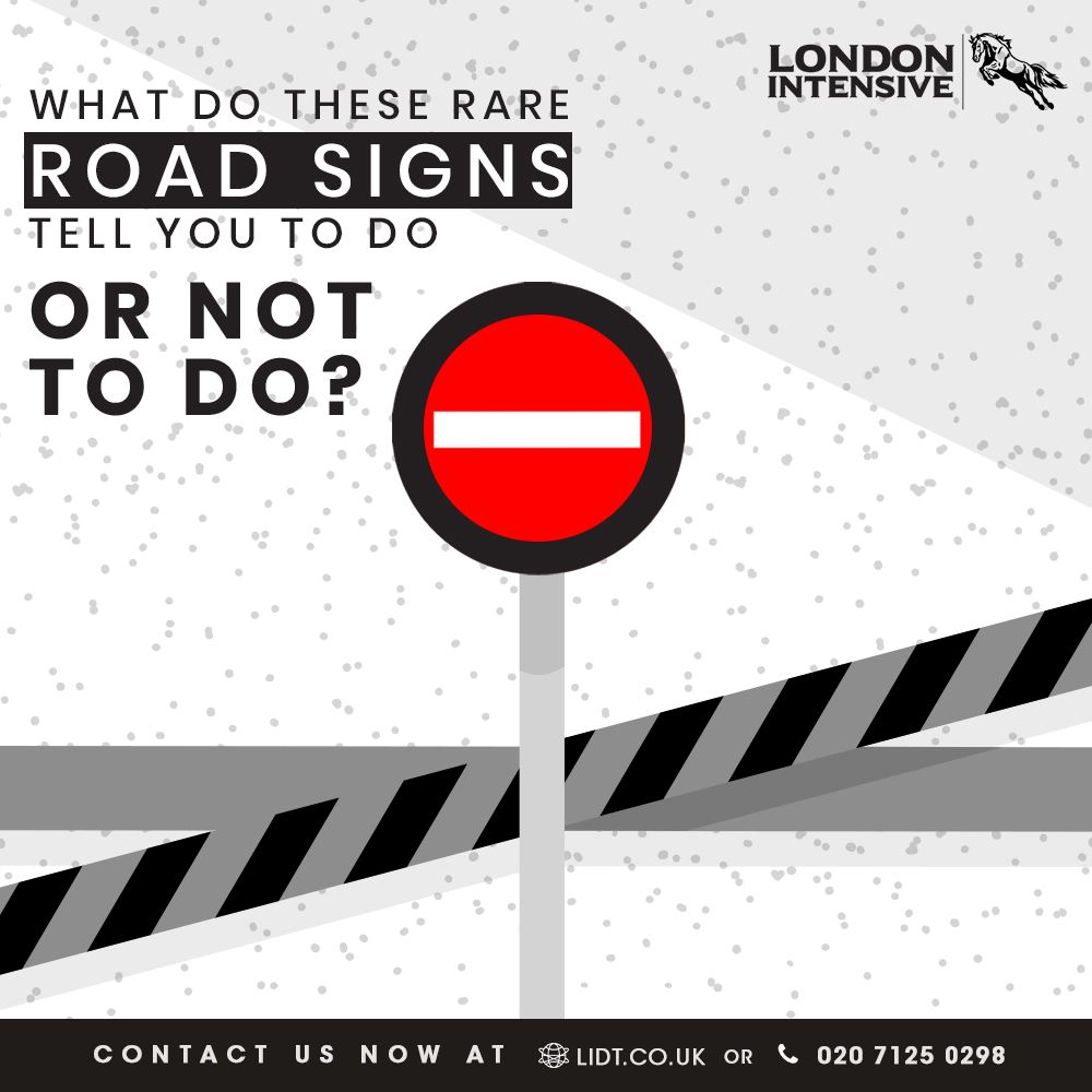 LIDT10's tweet photo. Guess the right meaning of these signs and pass our #LIDTEST. Learn about all the signs to pass the driving test with @LondonIntensiveDriving
Contact us now at https://t.co/RFQEfUDk3V or
on 020 127 1598
#LIDT #IntensiveDriving #IntensiveDrivingCourse #DrivingCrashCourse https://t.co/3tPPUgsmUa
