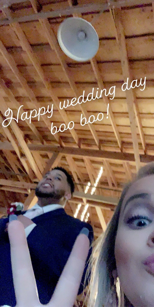 Chey_Harris12's tweet photo. Happy wedding day to my long time friend and my husbands long time family @C_House19! Congrats to you, Brie, and the babies💕💙 https://t.co/wAR7NVhXEe