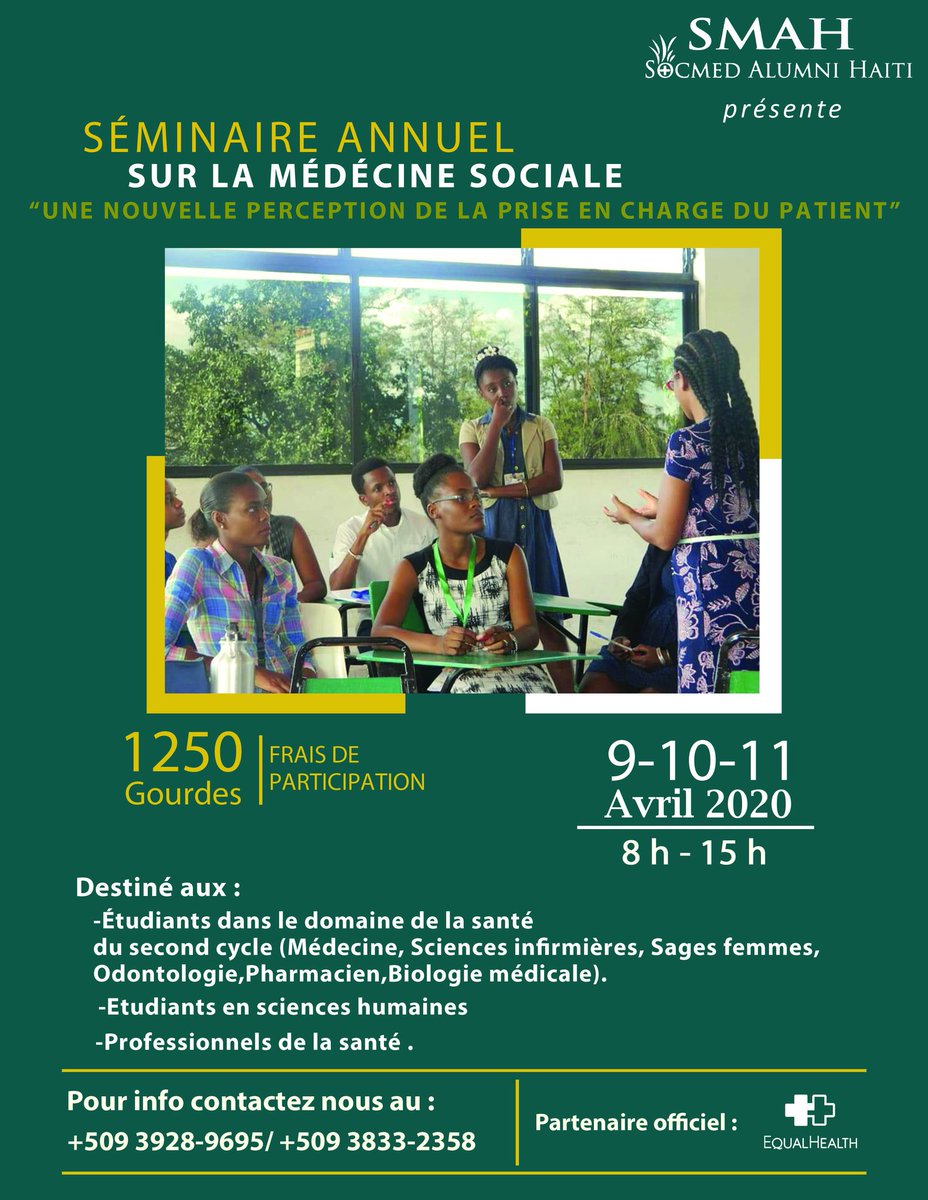 Socmed Alumni Haïti (SMAH) tweet media