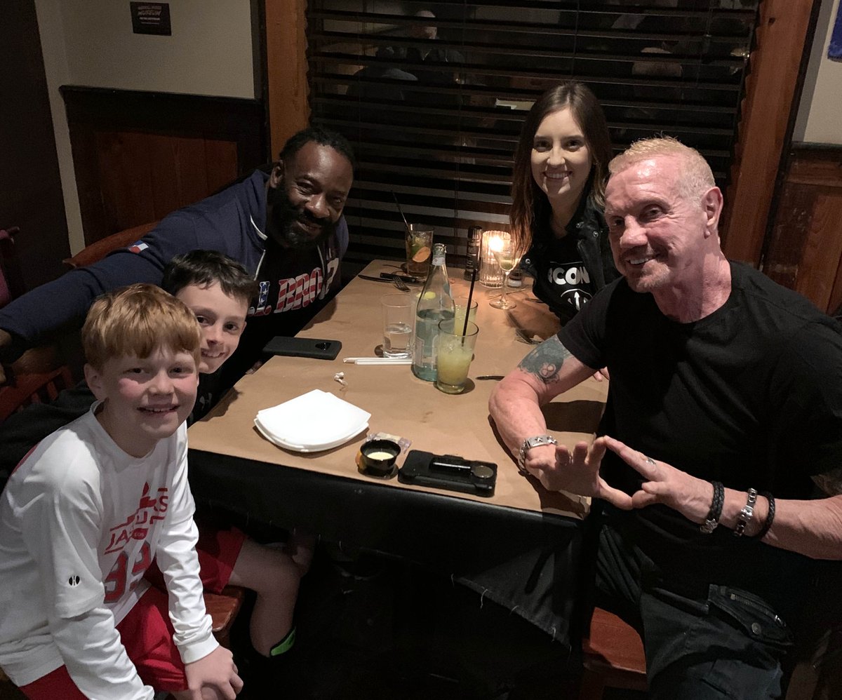 Look who is here! Tonight we had the pleasure of welcoming two WWE Hall of Famers Booker T and Diamond Dallas Page. Thanks for hanging out with us tonight!  <a href="/RealDDP/">Diamond Dallas Page</a> <a href="/BookerT5x/">Booker T. Huffman</a>